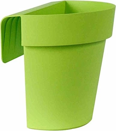 euro3plast Up Geländertopf halbrund 25cm grün