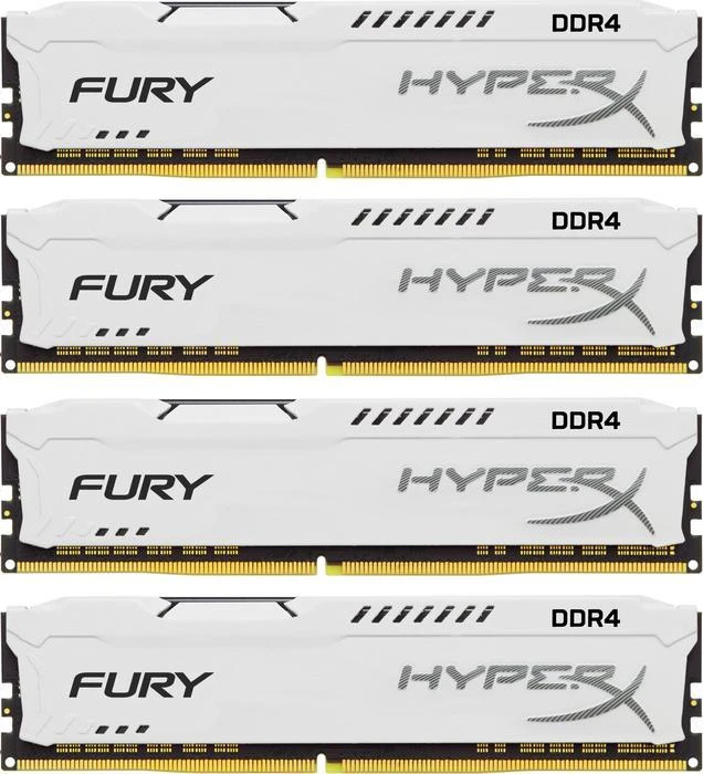 Kingston FURY weiß UDIMM 64GB Kit, DDR4-2666, CL16-18-18, 2RX8