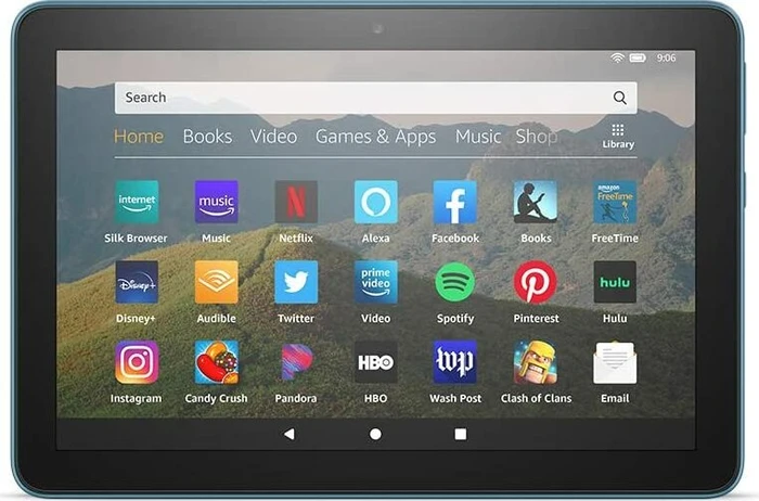 Amazon Fire HD 8 KFONWI 2020, ohne Werbung, Twilight Blue, 64GB