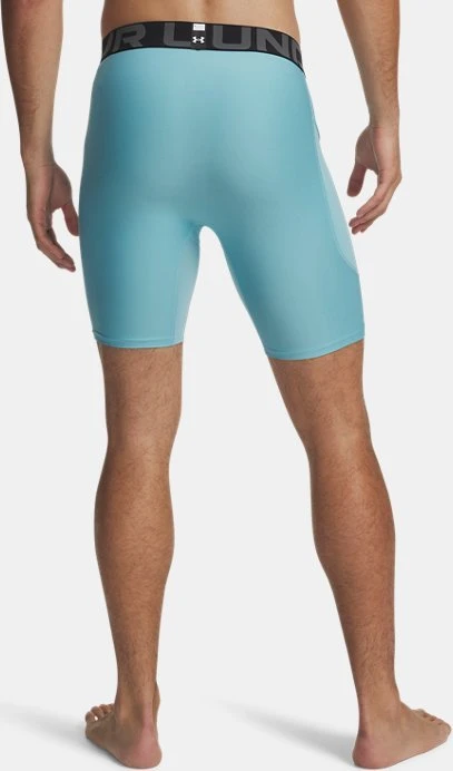 Under Armour HeatGear Armour Laufhose kurz blue haze/white (Herren)