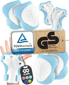 99Flips 6tlg Protektoren Set light blue (Junior)
