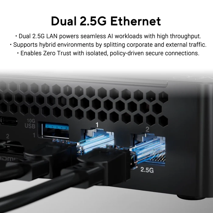 ASUS NUC 16 Pro Kit - Grand Canyon (HDMI/CSODIMM) - RNUC16GDKU560002, Core Ultra 5 325, EU-Netzkabel