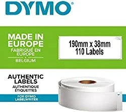 Dymo Endlosetiketten LabelWriter 99018, 190x38mm, weiß, 1er-Pack (110 Etiketten)