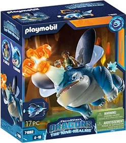 playmobil Dragons The Nine Realms Plowhorn & D'Angelo