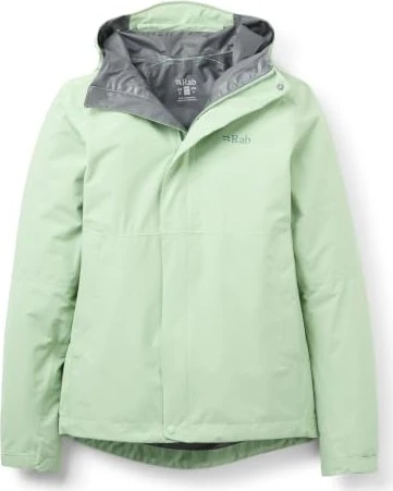 Rab Downpour Funktionsjacke fig green (Damen)