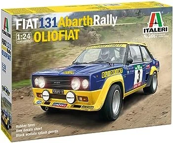 Italeri FIAT 131 Abarth Rally OLIO FIAT