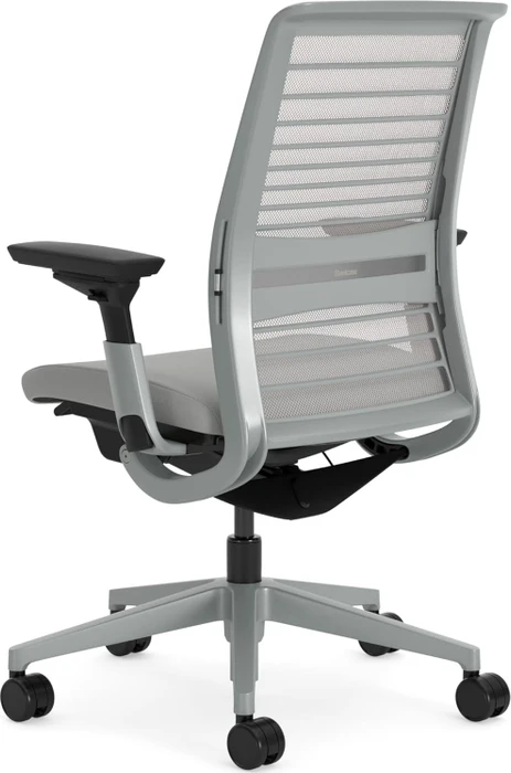 Steelcase Think Bürostuhl mit Armlehnen, grau