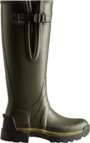 Hunter Boots Balmoral Adjustable 3mm Neoprene Wellington dark olive (Damen)