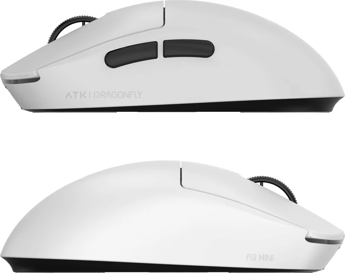 ATK Dragonfly A9 Mini+ 8KHz Wireless Gaming Maus, weiß, USB