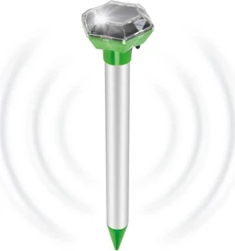 Gardigo Maulwurf-/Ameisenfrei Solar Diamant Vibration Wühlmausvertreiber