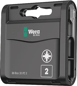Wera 855/1 Pozidriv Bit 1/4", PZ2x25mm, 20 Stück