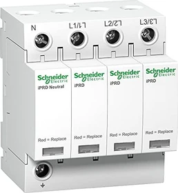 Schneider Electric Überspannungsabl. iPRD40, Typ 2, Steckbare Schutzmodule, 3P+N, Imax 40kA