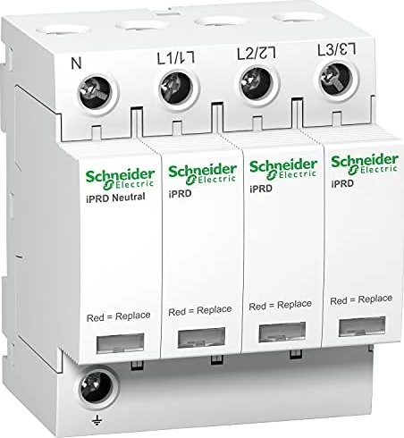 Schneider Electric Überspannungsabl. iPRD40, Typ 2, Steckbare Schutzmodule, 3P+N, Imax 40kA