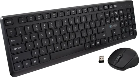 V7 CKW350 Professional Wireless Tastatur und Maus Set, USB, US