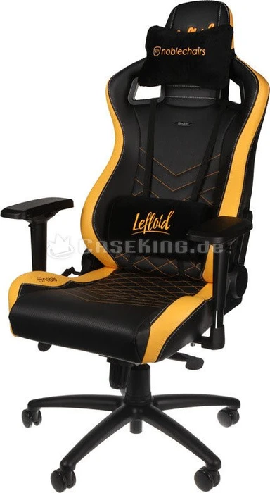 noblechairs Epic LeFloid Edition Gamingstuhl, schwarz/gelb