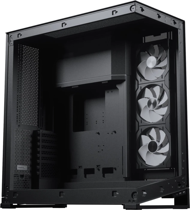 Phanteks NV9 Satin Black, schwarz, Glasfenster