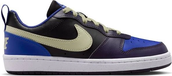 Nike Court Borough Low Recraft black/olive aura/cave purple/deep night (Junior)