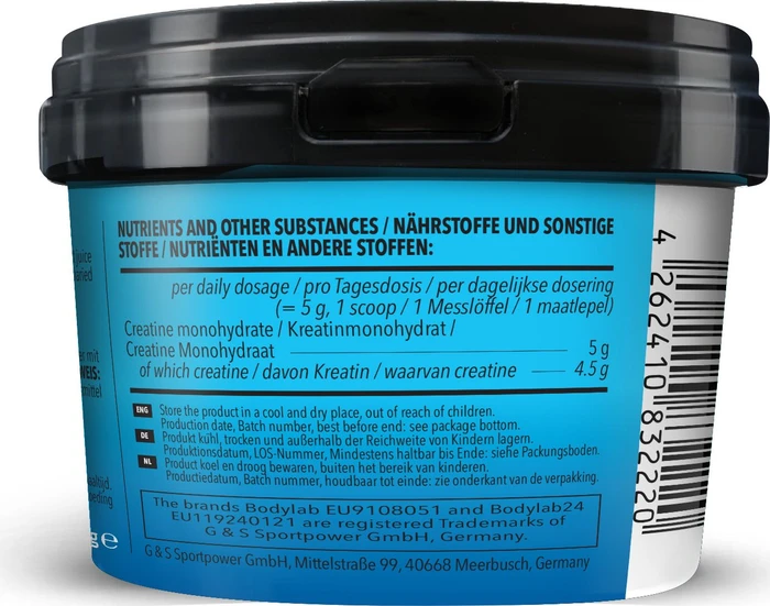 BodyLab24 Creatine Monohydrat 100g