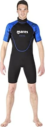 Mares Manta Shorty kurzarm 2.2/2.2/2.2mm schwarz/blau (Herren)