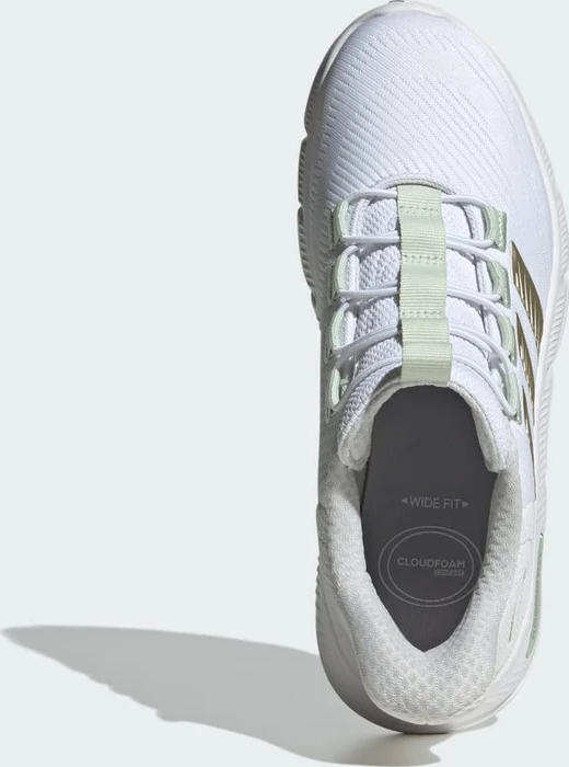 adidas Cloudfoam Flex Rapidfit cloud white/cyber metallic/linen green (Damen)