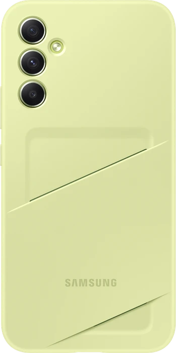 Samsung Card Slot Case für Galaxy A34 5G Lime