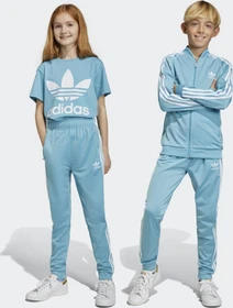 adidas Adicolor SST Trainingshose lang preloved blue (Junior)
