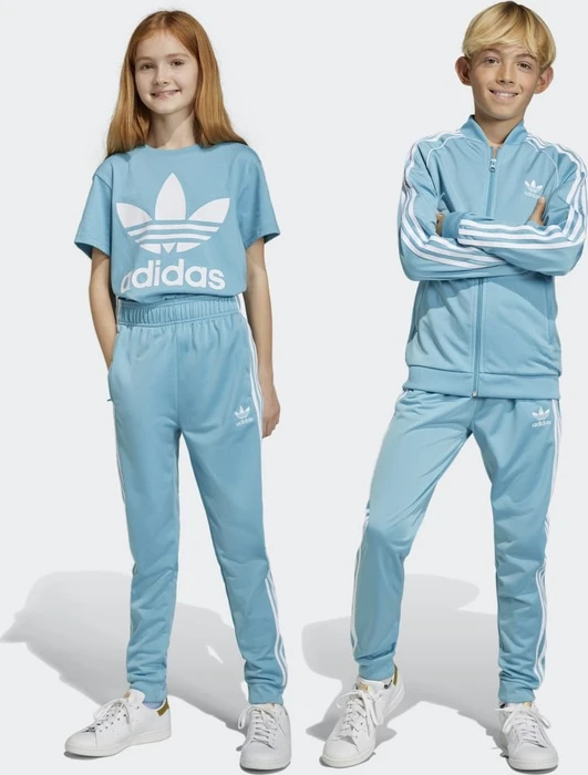 adidas Adicolor SST Trainingshose lang preloved blue (Junior)