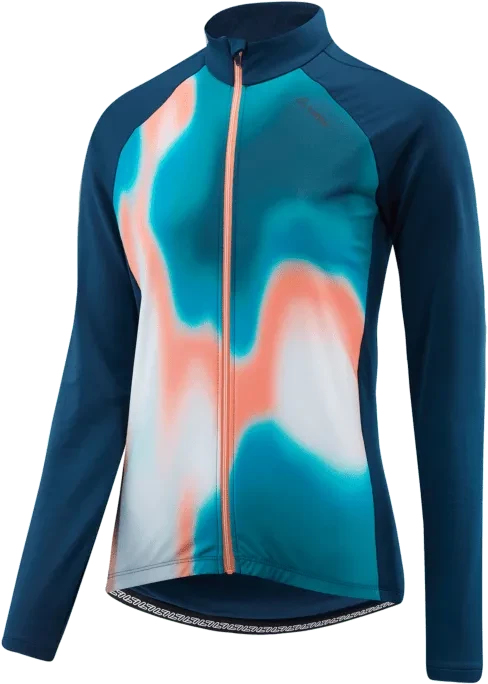 Löffler Mirage Trikot langarm deep water (Damen)