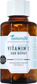 naturafit Vitamin C 500 Depot Kapseln, 120 Stück