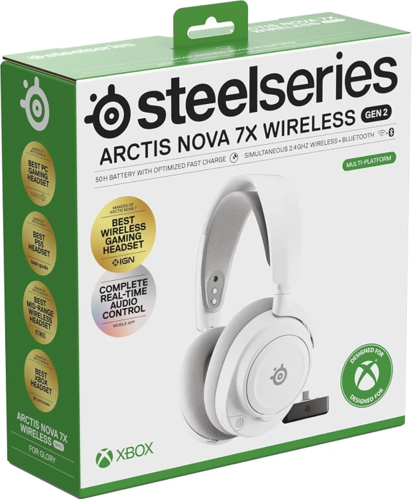 SteelSeries Arctis Nova 7X Wireless Gen 2 weiß