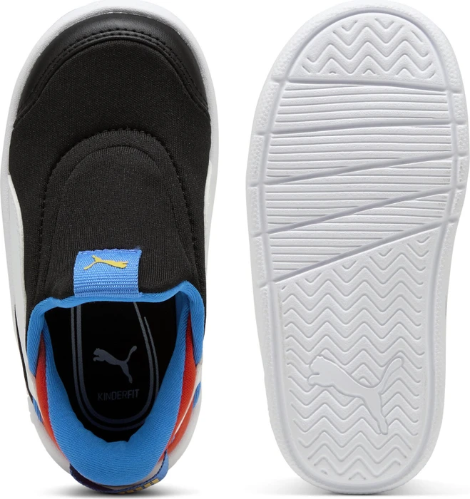 Puma Courtflex V3 Sliptech puma black/puma white/redmazing (Junior)