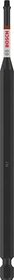 Bosch Professional PRO Robertson Impact Innenvierkant Bit 1/4", R2x150mm, 1 Stück
