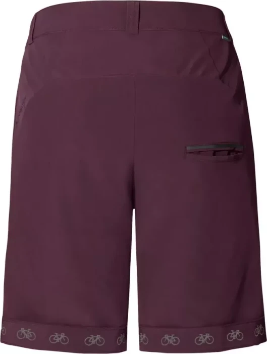 Vaude Cyclist Shorts Fahrradhose kurz cassis (Damen)