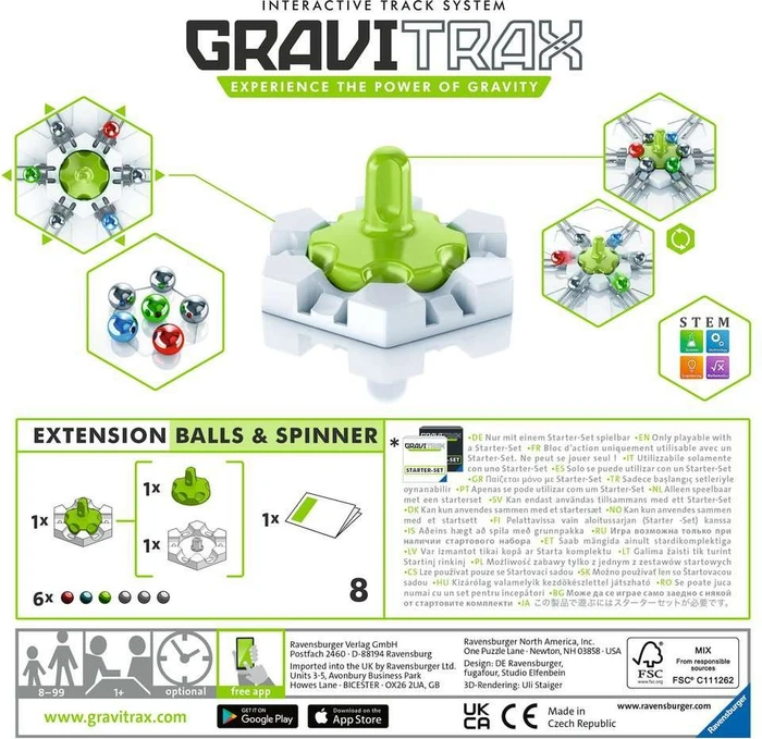 Ravensburger GraviTrax Erweiterung Balls und Spinner