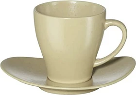 ASA Selection cuba Tasse mit Untertasse panna, 2-tlg.