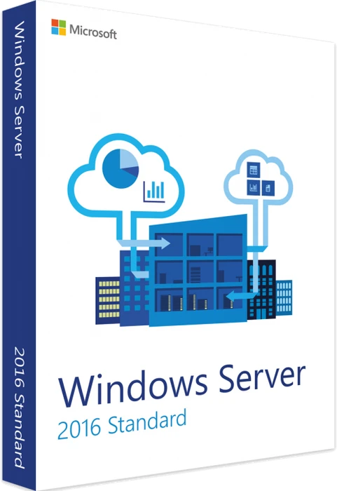 Microsoft Windows Server 2016 Standard 64Bit, 16 Cores, OEM/DSP/SB, ESD (deutsch) (PC)