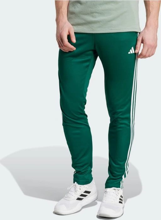 adidas Train Essentials 3-Streifen Trainingshose lang collegiate green/white (Herren)