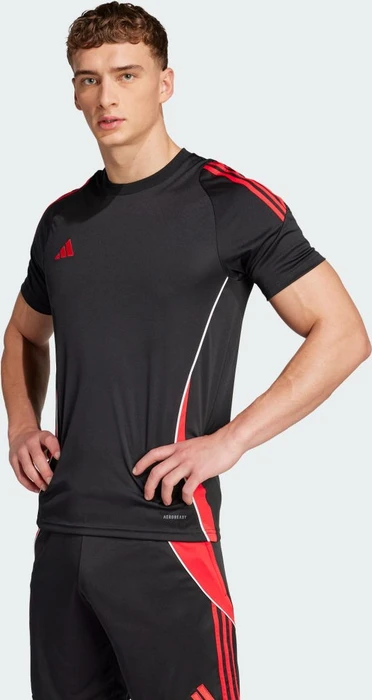 adidas Tiro 24 Trikot kurzarm black/pure ruby (Herren)