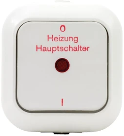 REV Ritter Atlantik Heizung Hauptschalter AP IP 44, weiß