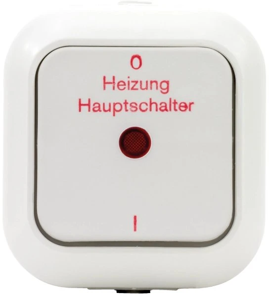 REV Ritter Atlantik Heizung Hauptschalter AP IP 44, weiß