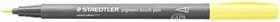Staedtler pigment brush pen 371 pastellgelb