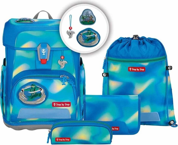 Step by Step Cloud Ninja Zazu Schultaschen-Set, 5-tlg.