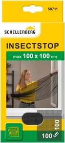 Schellenberg Insect Stop Fliegengitter 100x100cm anthrazit