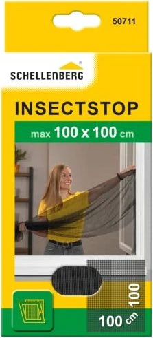 Schellenberg Insect Stop Fliegengitter 100x100cm anthrazit