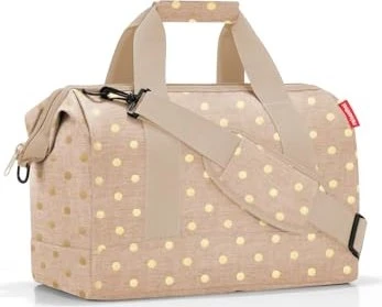 Reisenthel Allrounder M metallic dots coffee