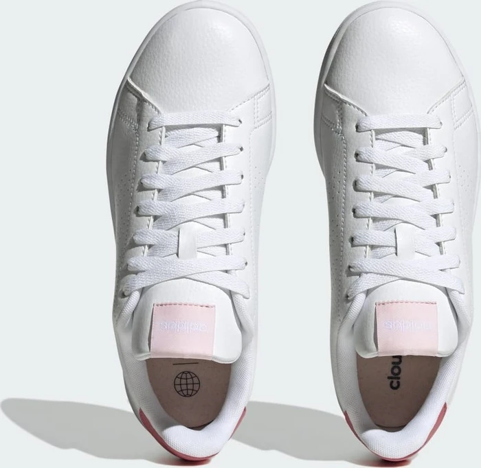 adidas Advantage cloud white/pink strata