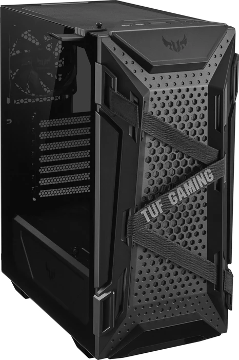 ASUS TUF Gaming GT301, schwarz, Glasfenster