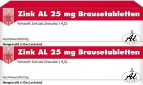 Aliud Zink AL 25 Brausetabletten, 40 Stück