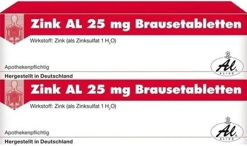 Aliud Zink AL 25 Brausetabletten, 40 Stück