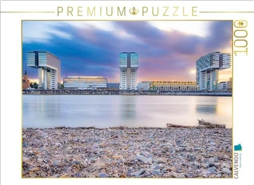Calvendo Der Rheinauhafen kurz nach Sonnenuntergang